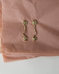 Fleur No. 1 ørering guldbelagt
