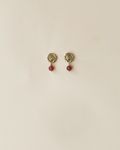 Fleur No. 2 earring gold plated