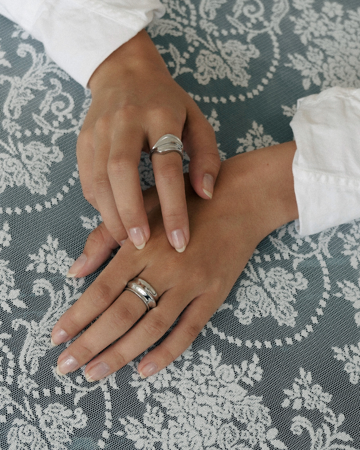 Thyra ring sølvbelagt