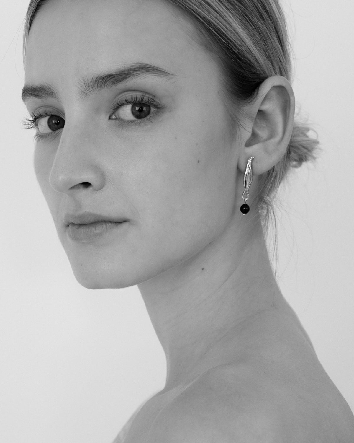 Idun øreringe sølvbelagt