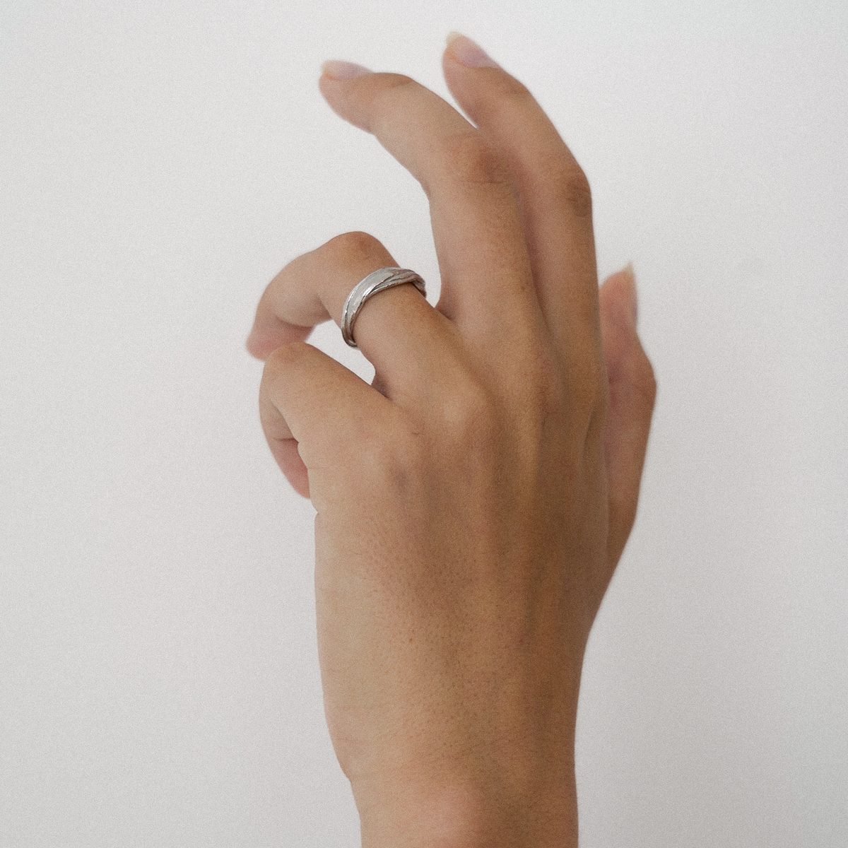 Idun ring sølvbelagt