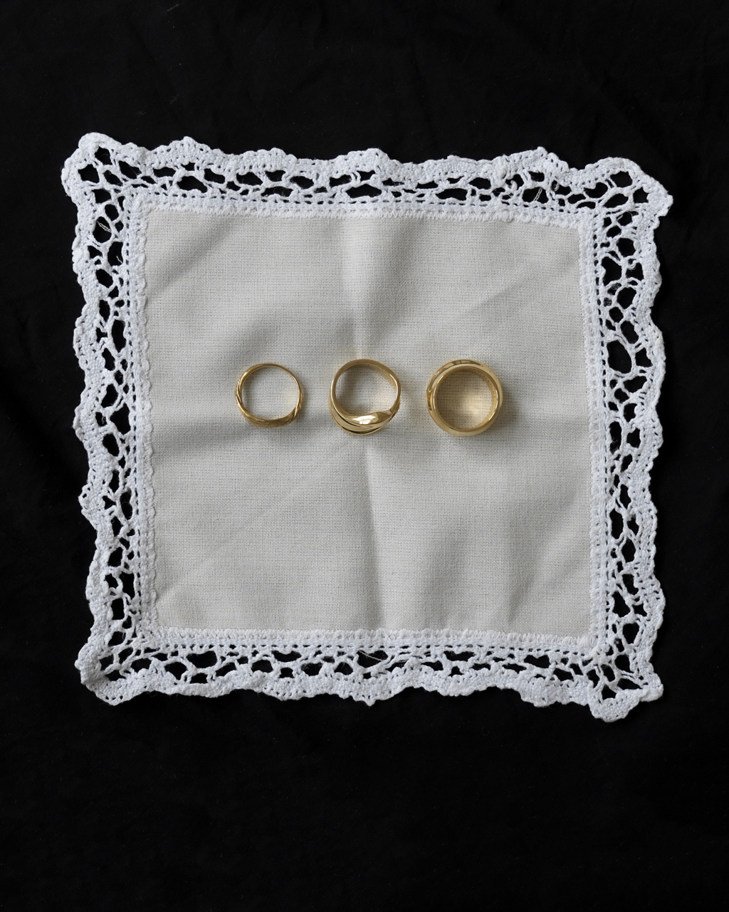 Hav ring guldbelagt