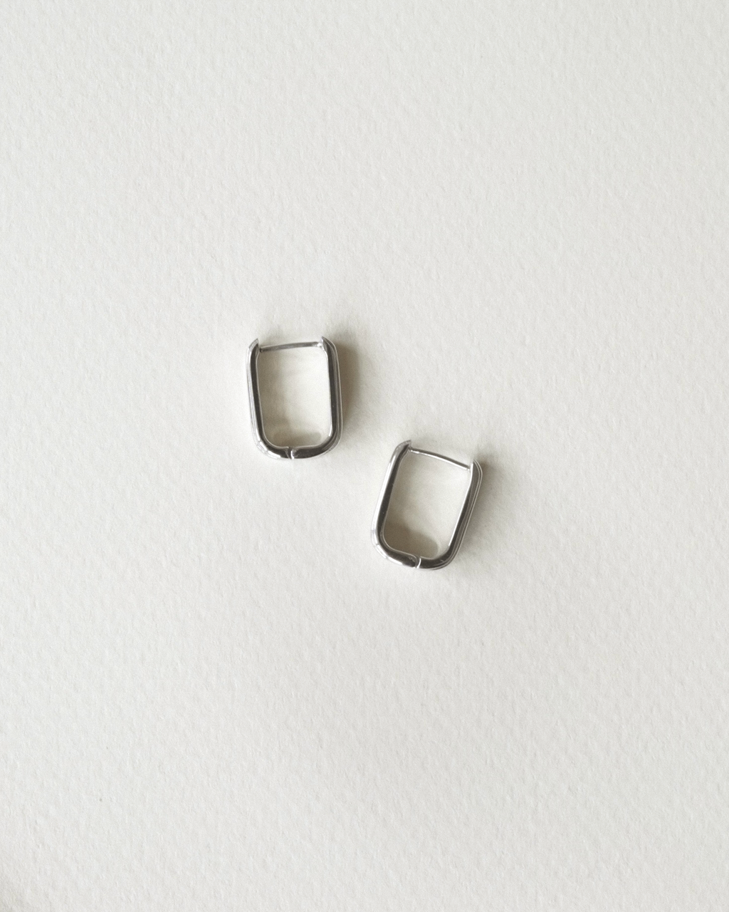 Tide No. 2 ørering sølvbelagt
