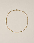 Tide collier guldbelagt