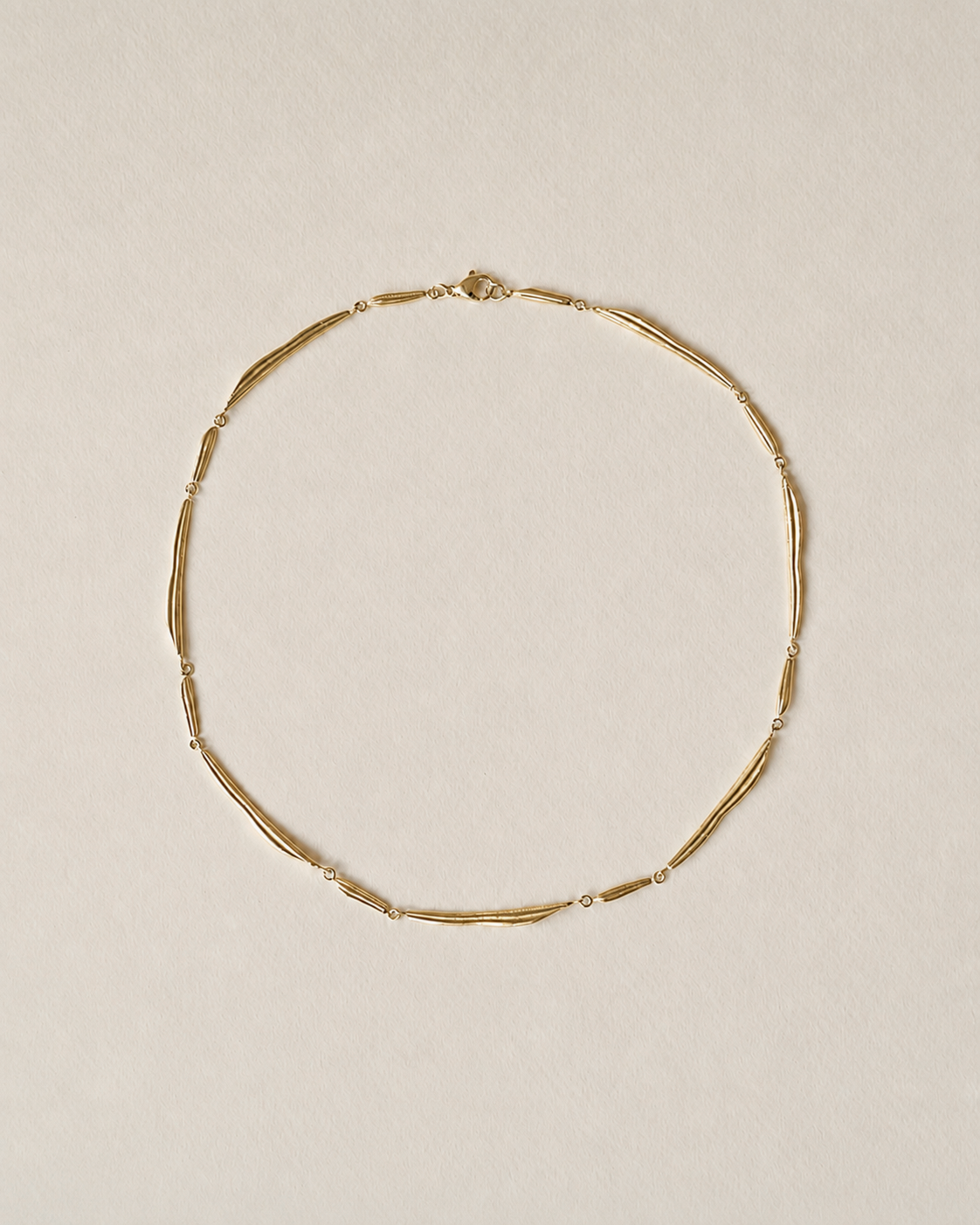 Tide collier guldbelagt