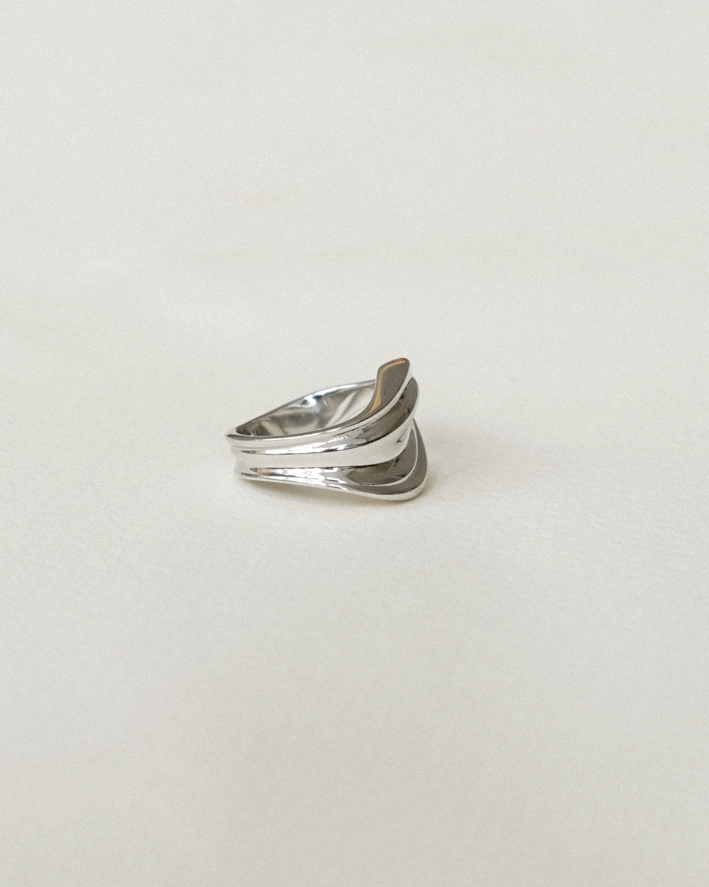 Hav ring sølvbelagt