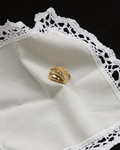 Hav ring guldbelagt